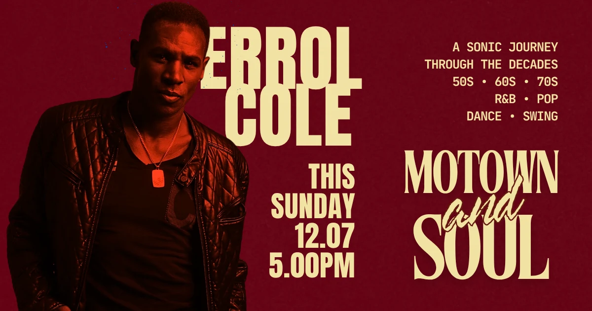 Errol Cole – Live Music at Darleys Brasserie, Darley Abbey, Derby Errol Cole performing live music at Darleys Brasserie, Derby – Sunday Sessions: Errol Cole Returns