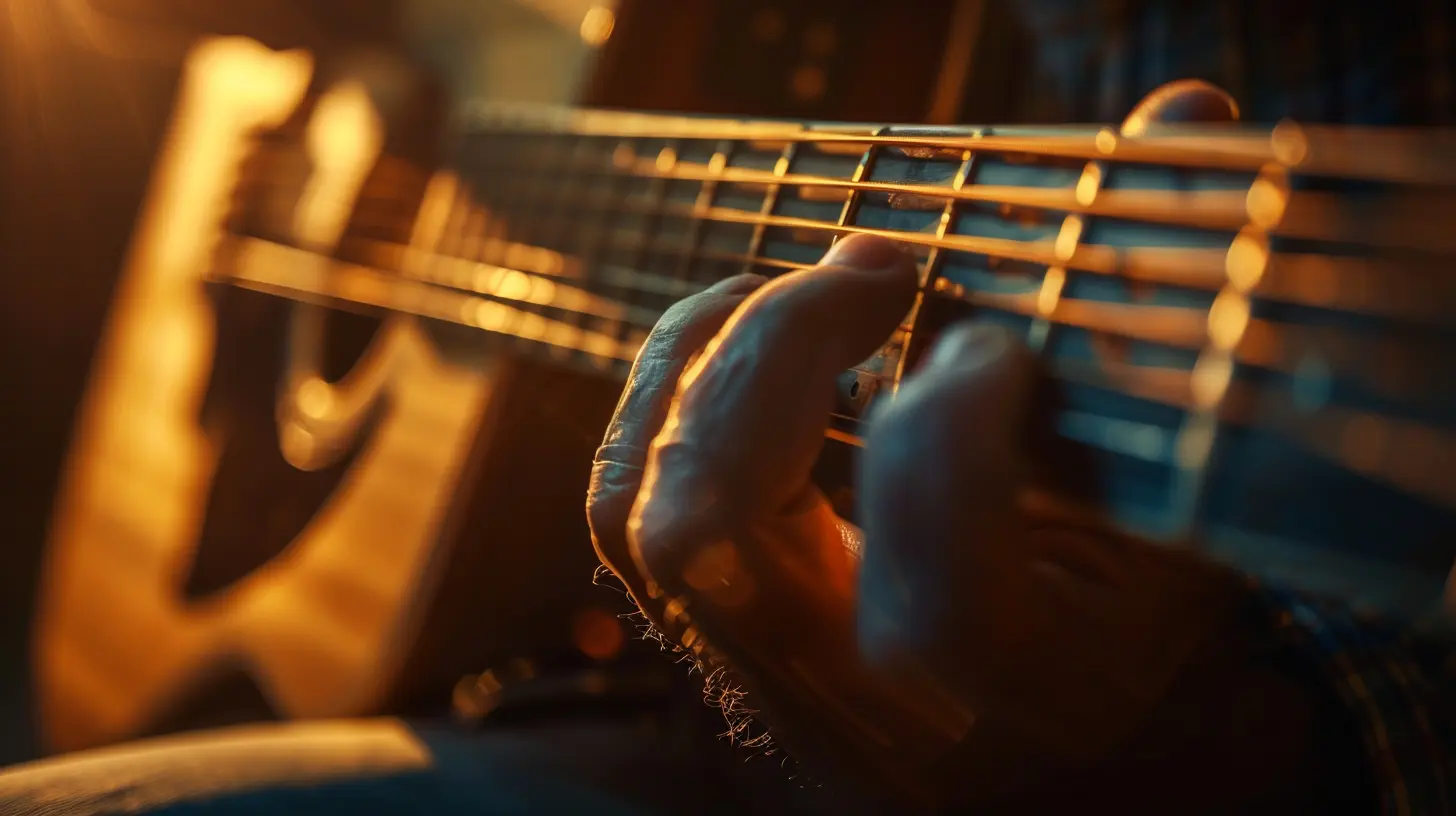 Live acoustic guitar performance at The Brasserie at Darleys